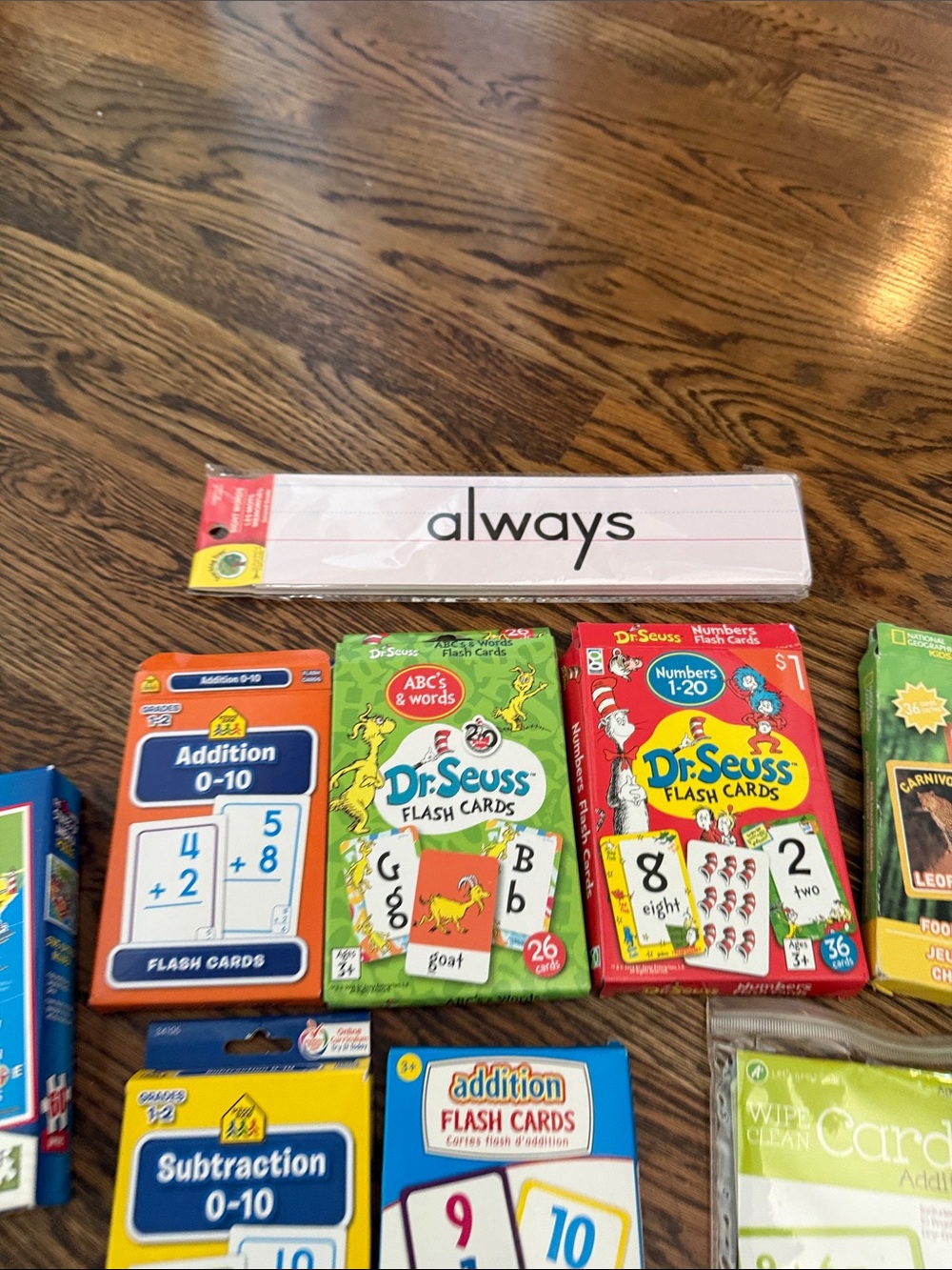 Educational Flash Card Set - Assorted Colors - Picture 8 of 8